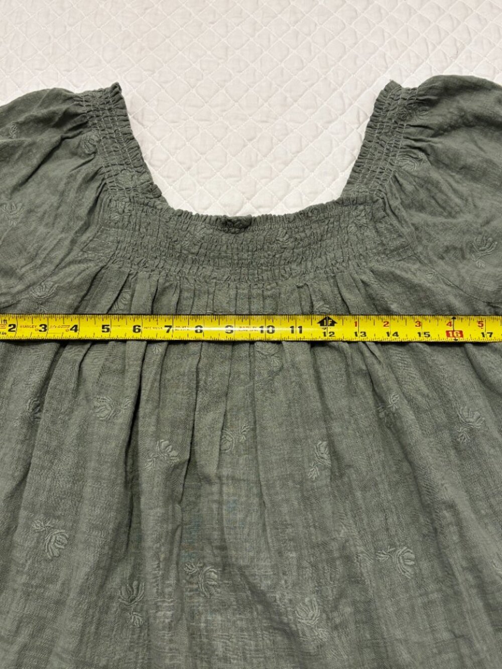 Women’s Madewell Short-Sleeved Blouse M - Picture 4 of 7